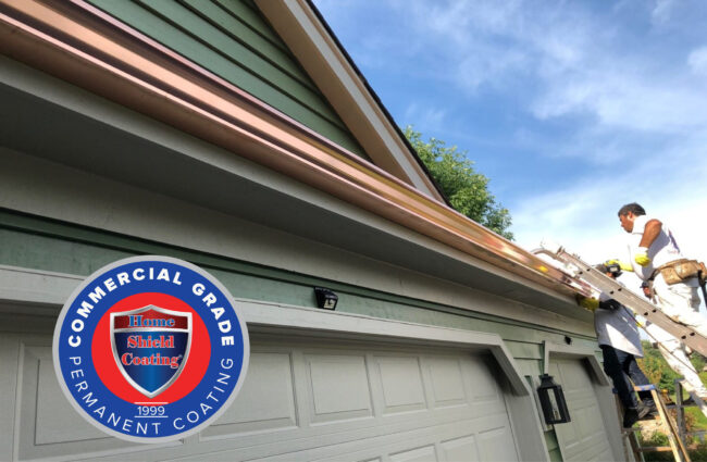 Home Shield Coating Copper Gutter