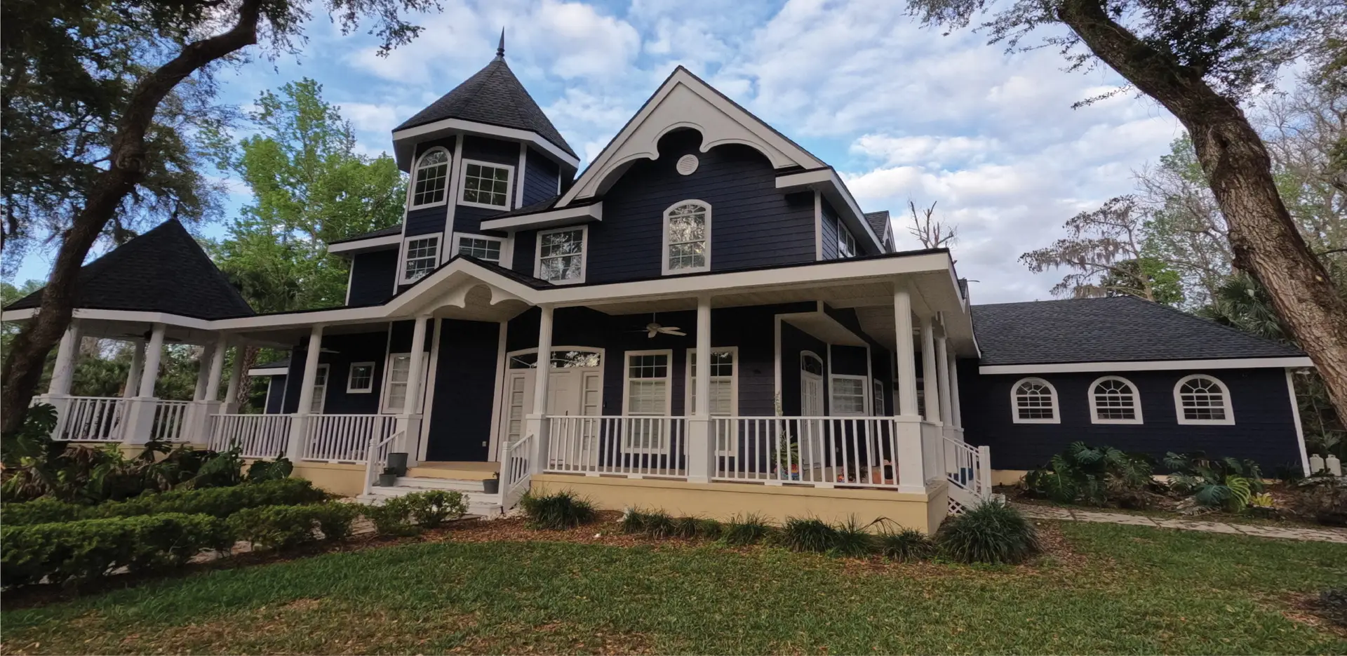 Flagler Beach Florida Hardie Board home after Home Shield Coating — 30 year transferable warranty