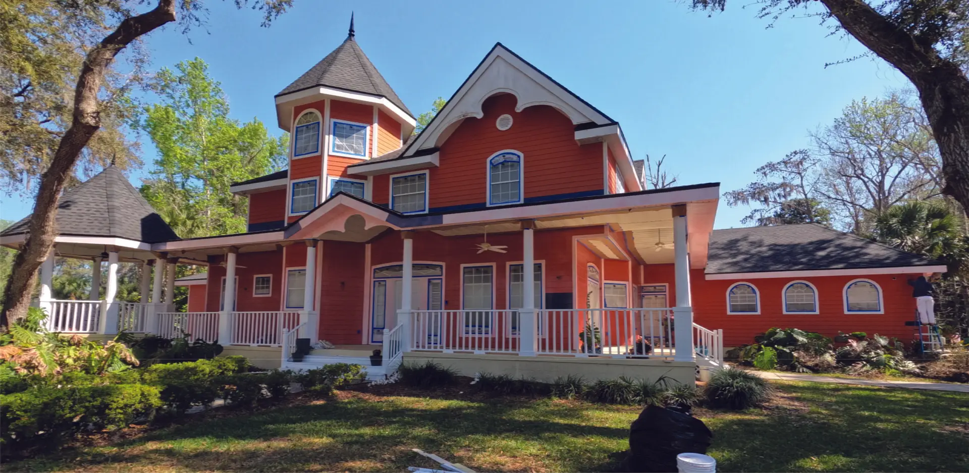 Flagler Beach Florida Hardie Board home before Home Shield Coating