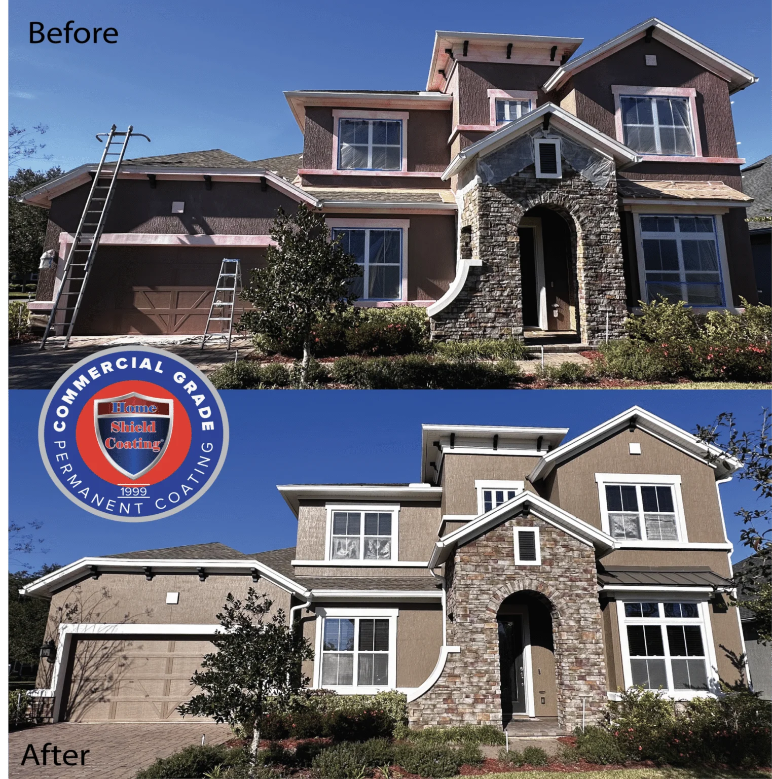HomeShieldCoatingPinkPrimerOnStucco