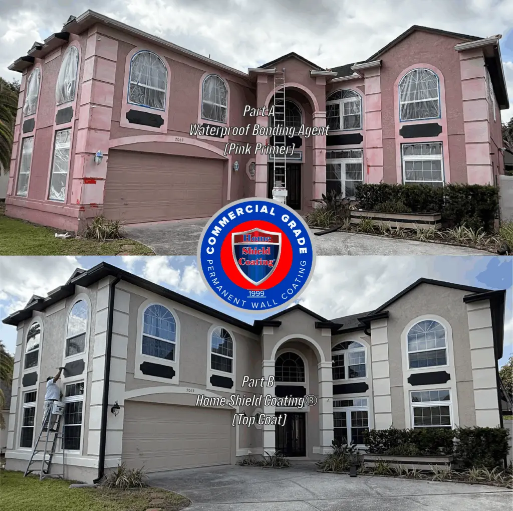 Home Shield Coating Hurricane Proof Coating on Stucco