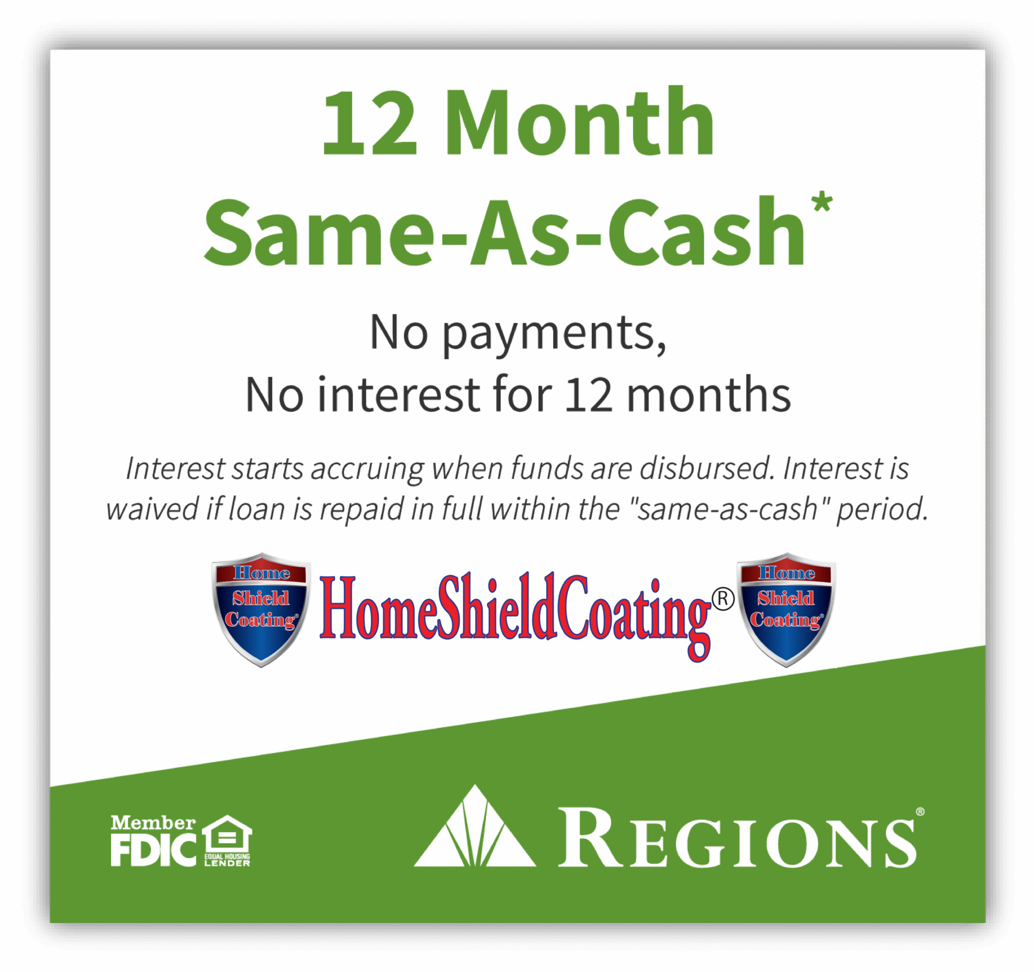 Home Shield Coating Financing Options
